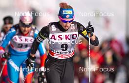 11.03.2012, Oslo, Norway (NOR):  Kikkan Randall (USA), Fischer, Swix, Salomon - FIS world cup cross-country, 30km mass women, Oslo (NOR). www.nordicfocus.com.Â© Laiho/NordicFocus. Every downloaded picture is fee-liable.