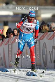 14.03.2012, Stockholm, Sweden (SWE): Alexei Petukhov (RUS), Fischer, Fischer, Rottefella, Swix, Adidas  - FIS world cup cross-country, individual sprint, Stockholm (SWE). www.nordicfocus.com. © Hemmersbach/NordicFocus. Every downloaded picture is fee-liable.