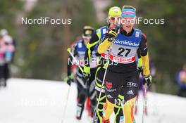 17.03.2012, Falun, Sweden (SWE): in front Denise Herrmann (GER), Atomic, adidas, Swix, Alpina, Rottefella  - FIS world cup cross-country, mass women, Falun (SWE). www.nordicfocus.com. © Hemmersbach/NordicFocus. Every downloaded picture is fee-liable.
