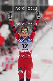 17.03.2012, Falun, Sweden (SWE): 2nd Heidi Weng (NOR), Madshus, Swix, Alpina, Rottefella  - FIS world cup cross-country, mass women, Falun (SWE). www.nordicfocus.com. © Hemmersbach/NordicFocus. Every downloaded picture is fee-liable.