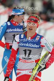 17.03.2012, Falun, Sweden (SWE): Chandra Crawford (CAN), Fischer, Rottefella, Swix, One Way  - FIS world cup cross-country, mass women, Falun (SWE). www.nordicfocus.com. © Hemmersbach/NordicFocus. Every downloaded picture is fee-liable.