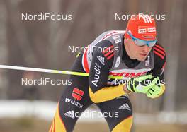 18.03.2012, Falun, Sweden (SWE): Tobias Angerer (GER), Rossignol, Rottefella, One Way, adidas  - FIS world cup cross-country, 15km men handicap start, Falun (SWE). www.nordicfocus.com. © Hemmersbach/NordicFocus. Every downloaded picture is fee-liable.