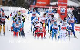 25.11.2012, Gaellivare, Sweden (SWE): the men's start - FIS world cup cross-country, 4x7,5km men, Gaellivare (SWE). www.nordicfocus.com. © Felgenhauer/NordicFocus. Every downloaded picture is fee-liable.