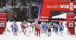 25.11.2012, Gaellivare, Sweden (SWE): ladie's start - FIS world cup cross-country, 4x5km women, Gaellivare (SWE). www.nordicfocus.com. © Felgenhauer/NordicFocus. Every downloaded picture is fee-liable.