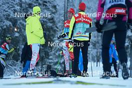 23.11.2012, Gaellivare, Sweden (SWE): canadian technicians prepare for ski tests - FIS world cup cross-country, training, Gaellivare (SWE). www.nordicfocus.com. © Felgenhauer/NordicFocus. Every downloaded picture is fee-liable.