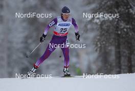 01.12.2012, Kuusamo, Finland (FIN):  Masako Ishida (JPN), Salomon, Swix - FIS world cup cross-country, 5km women, Kuusamo (FIN). www.nordicfocus.com. © Laiho/NordicFocus. Every downloaded picture is fee-liable.