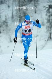 30.11.2012, Kuusamo, Finland (FIN): Valerio Checchi (ITA) - FIS world cup cross-country, individual sprint, Kuusamo (FIN). www.nordicfocus.com. © Felgenhauer/NordicFocus. Every downloaded picture is fee-liable.
