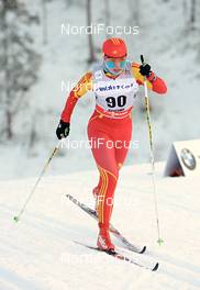 30.11.2012, Kuusamo, Finland (FIN): Xin Li (CHN) - FIS world cup cross-country, individual sprint, Kuusamo (FIN). www.nordicfocus.com. © Felgenhauer/NordicFocus. Every downloaded picture is fee-liable.