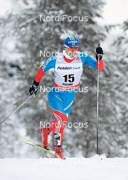 02.12.2012, Kuusamo, Finland (FIN): Maxim Vylegzhanin (RUS) - FIS world cup cross-country, pursuit men, Kuusamo (FIN). www.nordicfocus.com. © Felgenhauer/NordicFocus. Every downloaded picture is fee-liable.