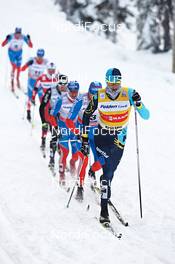 02.12.2012, Kuusamo, Finland (FIN): Alexey Poltoranin (KAZ) leads the chasing group - FIS world cup cross-country, pursuit men, Kuusamo (FIN). www.nordicfocus.com. © Felgenhauer/NordicFocus. Every downloaded picture is fee-liable.