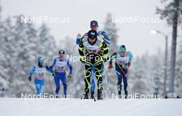 02.12.2012, Kuusamo, Finland (FIN): Robin Duvillard (FRA) - FIS world cup cross-country, pursuit men, Kuusamo (FIN). www.nordicfocus.com. © Felgenhauer/NordicFocus. Every downloaded picture is fee-liable.