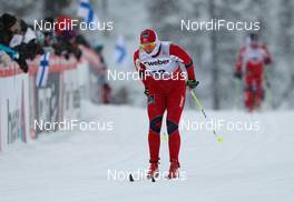 02.12.2012, Kuusamo, Finland (FIN): Vibeke Skofterud (NOR), Fischer, One Way, Alpina, Rottefella, Yoko  - FIS world cup cross-country, pursuit women, Kuusamo (FIN). www.nordicfocus.com. © Laiho/NordicFocus. Every downloaded picture is fee-liable.