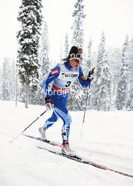 02.12.2012, Kuusamo, Finland (FIN): Krista Lahteenmaki (FIN) - FIS world cup cross-country, pursuit women, Kuusamo (FIN). www.nordicfocus.com. © Felgenhauer/NordicFocus. Every downloaded picture is fee-liable.