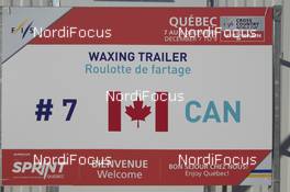 06.12.2012, Quebec, Canada (CAN): waxing trailer in Quebec - FIS world cup cross-country, training, Quebec (CAN). www.nordicfocus.com. © Arnautovitch/NordicFocus. Every downloaded picture is fee-liable.