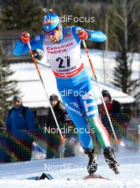 15.12.2012, Canmore, Canada (CAN): Federico Pellegrino (ITA), Rossignol, Rottefella  - FIS world cup cross-country, individual sprint, Canmore (CAN). www.nordicfocus.com. © Roycroft/NordicFocus. Every downloaded picture is fee-liable.