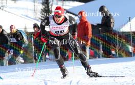 15.12.2012, Canmore, Canada (CAN): Jovian Hediger (SUI), Rossignol, KV+, Rottefella, Odlo  - FIS world cup cross-country, individual sprint, Canmore (CAN). www.nordicfocus.com. © Roycroft/NordicFocus. Every downloaded picture is fee-liable.