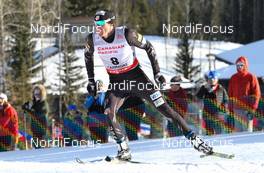 15.12.2012, Canmore, Canada (CAN): Andrew Nevell (USA), Fischer, Swix, Salomon  - FIS world cup cross-country, individual sprint, Canmore (CAN). www.nordicfocus.com. © Roycroft/NordicFocus. Every downloaded picture is fee-liable.