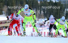15.12.2012, Canmore, Canada (CAN):  Katja Visnar (SLO), Fischer, Swix, Rottefella, One Way - FIS world cup cross-country, individual sprint, Canmore (CAN). www.nordicfocus.com. © Roycroft/NordicFocus. Every downloaded picture is fee-liable.