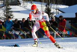 15.12.2012, Canmore, Canada (CAN): Perianne Jones (CAN), Fischer, Alpina, Rottefella, One Way  - FIS world cup cross-country, individual sprint, Canmore (CAN). www.nordicfocus.com. © Roycroft/NordicFocus. Every downloaded picture is fee-liable.