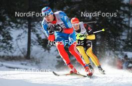 13.12.2012 Canmore, Canada (CAN): Evgeniy Belov (RUS), Fischer, Swix, Alpina, Rottefella, Adidas - FIS world cup cross-country, mass men, Canmore (CAN). www.nordicfocus.com. © Roycroft/NordicFocus. Every downloaded picture is fee-liable.