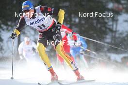 13.12.2012, Canmore, Canada (CAN): Tim Tscharnke (GER), Fischer, Rottefella, Alpina, Swix, adidas  - FIS world cup cross-country, mass men, Canmore (CAN). www.nordicfocus.com. © Roycroft/NordicFocus. Every downloaded picture is fee-liable.