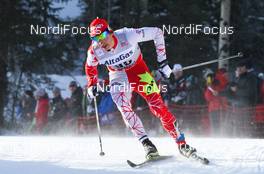 13.12.2012, Canmore, Canada (CAN):  Kevin Sandau (CAN), Fischer, Swix, Rottefella, One Way - FIS world cup cross-country, mass men, Canmore (CAN). www.nordicfocus.com. © Roycroft/NordicFocus. Every downloaded picture is fee-liable.