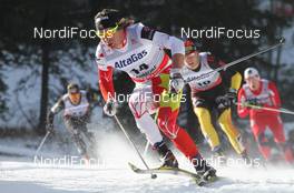 13.12.2012, Canmore, Canada (CAN): Devon Kershaw (CAN), Fischer, Swix, Salomon, One Way  - FIS world cup cross-country, mass men, Canmore (CAN). www.nordicfocus.com. © Roycroft/NordicFocus. Every downloaded picture is fee-liable.
