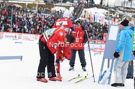 30.12.2012, Oberhof, Germany (GER): Petter Northug (NOR), start preparations - FIS world cup cross-country, tour de ski, pursuit men, Oberhof (GER). www.nordicfocus.com. © Felgenhauer/NordicFocus. Every downloaded picture is fee-liable.