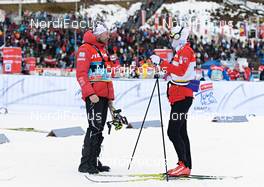 30.12.2012, Oberhof, Germany (GER): l-r: Trond Nystad (NOR), headcoach team norway and Petter Northug (NOR) - FIS world cup cross-country, tour de ski, pursuit men, Oberhof (GER). www.nordicfocus.com. © Felgenhauer/NordicFocus. Every downloaded picture is fee-liable.