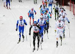 30.12.2012, Oberhof, Germany (GER): (l-r): Ales Razym (CZE),  Curdin Perl (SUI), Calle Halfvarsson (SWE) - FIS world cup cross-country, tour de ski, pursuit men, Oberhof (GER). www.nordicfocus.com. © Felgenhauer/NordicFocus. Every downloaded picture is fee-liable.