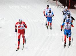 30.12.2012, Oberhof, Germany (GER): (l-r): Petter Northug (NOR), Alexander Legkov (RUS) - FIS world cup cross-country, tour de ski, pursuit men, Oberhof (GER). www.nordicfocus.com. © Felgenhauer/NordicFocus. Every downloaded picture is fee-liable.