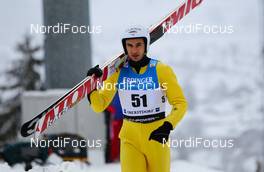 06.01.2012, Oberstdorf, Germany (GER):  Sebastian Lacroix (FRA), Atomic, Salomon, One Way, Julbo - FIS world cup nordic combined, training, Oberstdorf (GER). www.nordicfocus.com. Â© Laiho/NordicFocus. Every downloaded picture is fee-liable.