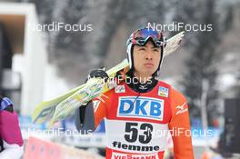 05.02.2012, Val di Fiemme, Italy (ITA): Akito Watabe (JPN), Fischer, Rottefella - FIS world cup nordic combined, individual gundersen HS134/10km, Val di Fiemme (ITA). www.nordicfocus.com. © Manzoni/NordicFocus. Every downloaded picture is fee-liable.