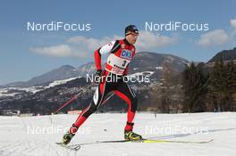 05.02.2012, Val di Fiemme, Italy (ITA): Bernhard Gruber (AUT), Fischer, Rottefella - FIS world cup nordic combined, individual gundersen HS134/10km, Val di Fiemme (ITA). www.nordicfocus.com. © Manzoni/NordicFocus. Every downloaded picture is fee-liable.