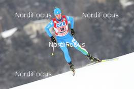 04.02.2012, Val di Fiemme, Italy (ITA): Mattia Runggaldier (ITA) - FIS world cup nordic combined, team HS134/2x7.5km, Val di Fiemme (ITA). www.nordicfocus.com. © Manzoni/NordicFocus. Every downloaded picture is fee-liable.