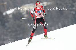 04.02.2012, Val di Fiemme, Italy (ITA): Philipp Orter (AUT) - FIS world cup nordic combined, team HS134/2x7.5km, Val di Fiemme (ITA). www.nordicfocus.com. © Manzoni/NordicFocus. Every downloaded picture is fee-liable.