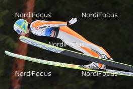 18.02.2012, Klingenthal, Germany (GER): Fabian Riessle (GER), Fischer, Rottefella, adidas - FIS world cup nordic combined, individual gundersen HS140/10km, Klingenthal (GER). www.nordicfocus.com. © Volker Lange/NordicFocus. Every downloaded picture is fee-liable.