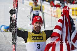 10.03.2012, Oslo, Norway (NOR): todays winner Bryan Fletcher (USA), Madshus, Rottefella  - FIS world cup nordic combined, individual gundersen HS134/10km, Oslo (NOR). www.nordicfocus.com. © Hemmersbach/NordicFocus. Every downloaded picture is fee-liable.