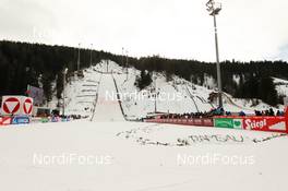 16.12.2012, Ramsau, Austria (AUT): the ski jumping stadium in Ramsau am Dachstein  - FIS world cup nordic combined, individual gundersen HS98/10km, Ramsau (AUT). www.nordicfocus.com. © Laiho/NordicFocus. Every downloaded picture is fee-liable.