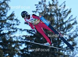 04.01.2012, Innsbruck, Austria (AUT): Yevgeniy Levkin (KAZ), fluege.de - FIS world cup ski jumping, four hills tournament, individual HS130, Innsbruck (AUT). www.nordicfocus.com. © Felgenhauer/NordicFocus. Every downloaded picture is fee-liable.