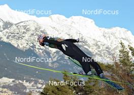 04.01.2012, Innsbruck, Austria (AUT): Martin Koch (AUT), Fischer - FIS world cup ski jumping, four hills tournament, individual HS130, Innsbruck (AUT). www.nordicfocus.com. © Felgenhauer/NordicFocus. Every downloaded picture is fee-liable.