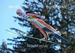 04.01.2012, Innsbruck, Austria (AUT): Severin Freund (GER), Fischer - FIS world cup ski jumping, four hills tournament, individual HS130, Innsbruck (AUT). www.nordicfocus.com. © Felgenhauer/NordicFocus. Every downloaded picture is fee-liable.