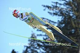 04.01.2012, Innsbruck, Austria (AUT): Robert Kranjec (SLO), Fischer - FIS world cup ski jumping, four hills tournament, individual HS130, Innsbruck (AUT). www.nordicfocus.com. © Felgenhauer/NordicFocus. Every downloaded picture is fee-liable.