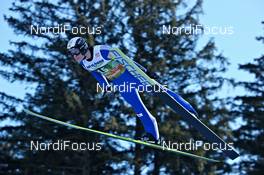 04.01.2012, Innsbruck, Austria (AUT): Kaarel Nurmsalu (EST), Fischer - FIS world cup ski jumping, four hills tournament, individual HS130, Innsbruck (AUT). www.nordicfocus.com. © Felgenhauer/NordicFocus. Every downloaded picture is fee-liable.