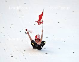 04.01.2012, Innsbruck, Austria (AUT): austrian fan - FIS world cup ski jumping, four hills tournament, individual HS130, Innsbruck (AUT). www.nordicfocus.com. © Felgenhauer/NordicFocus. Every downloaded picture is fee-liable.