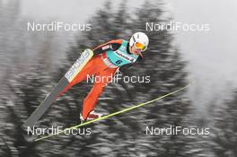 04.02.2012, Val di Fiemme, Italy (ITA): Shohhei Tochimoto (JPN), Fischer - FIS world cup ski jumping, individual HS134, Val di Fiemme (ITA). www.nordicfocus.com. © Manzoni/NordicFocus. Every downloaded picture is fee-liable.