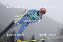 04.02.2012, Val di Fiemme, Italy (ITA): Michael Neumayer (GER), Fischer - FIS world cup ski jumping, individual HS134, Val di Fiemme (ITA). www.nordicfocus.com. © Manzoni/NordicFocus. Every downloaded picture is fee-liable.