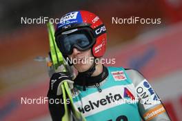 04.02.2012, Val di Fiemme, Italy (ITA): Roman Koudelka (CZE), Fischer - FIS world cup ski jumping, individual HS134, Val di Fiemme (ITA). www.nordicfocus.com. © Manzoni/NordicFocus. Every downloaded picture is fee-liable.