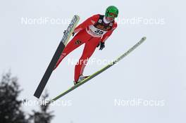 05.02.2012, Val di Fiemme, Italy (ITA): Dennis Kornilov (RUS), Fischer - FIS world cup ski jumping, individual HS134, Val di Fiemme (ITA). www.nordicfocus.com. © Manzoni/NordicFocus. Every downloaded picture is fee-liable.