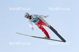 03.02.2012, Val di Fiemme, Italy (ITA): David Zauner (AUT), Fischer - FIS world cup ski jumping, qualification, Val di Fiemme (ITA). www.nordicfocus.com. © Manzoni/NordicFocus. Every downloaded picture is fee-liable.